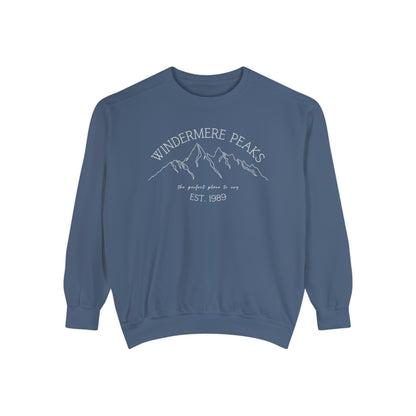 the perfect place to cry comfort colors crewneck sweatshirt