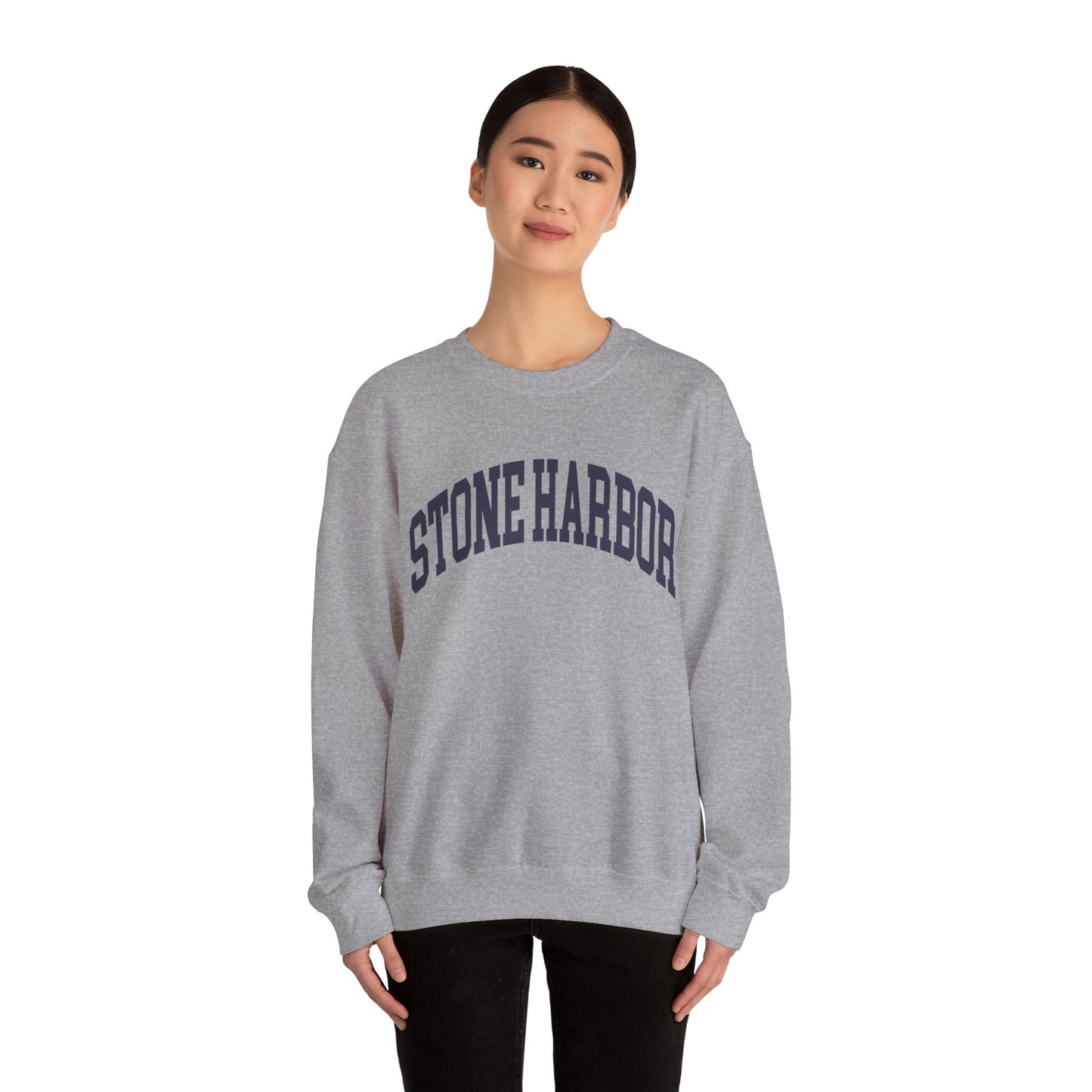 the stone harbor collegiate crewneck