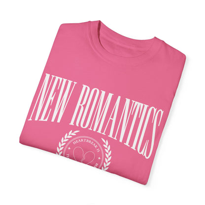 the new romantics collegiate comfort colors t-shirt