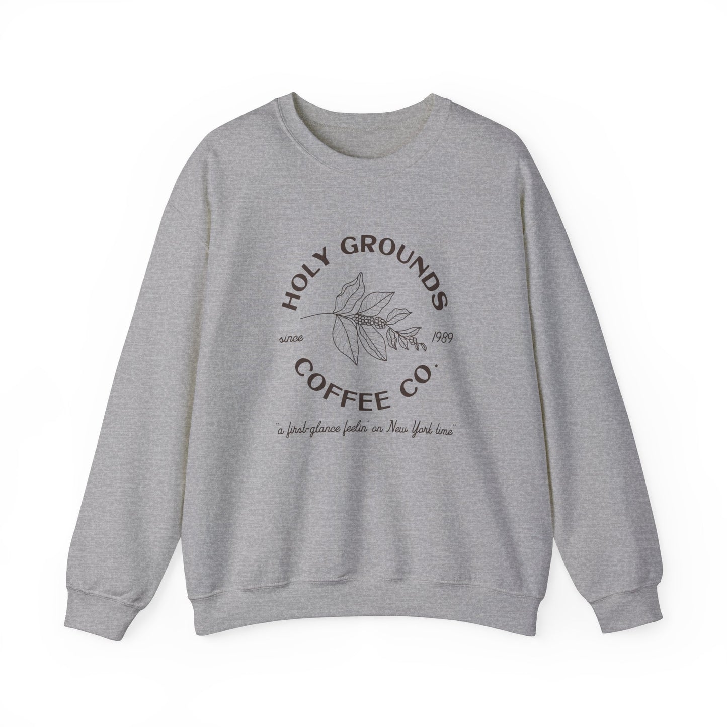 the NEW holy grounds coffee co crewneck sweatshirt