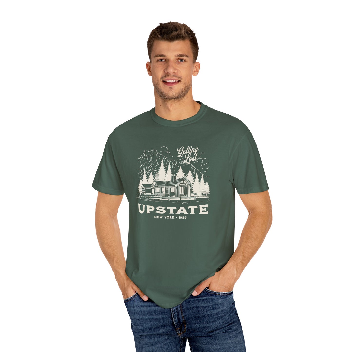 the getting lost upstate comfort colors t-shirt, upstate new york shirt