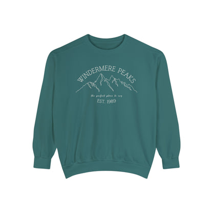 the perfect place to cry comfort colors crewneck sweatshirt