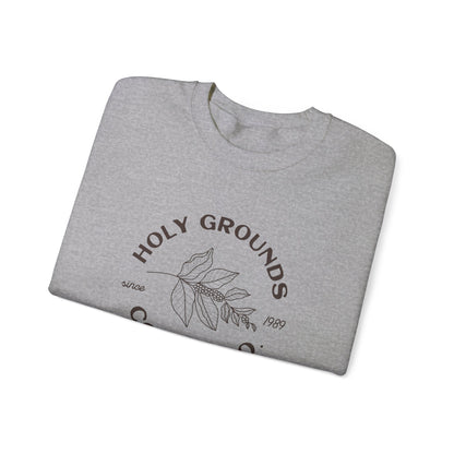 the NEW holy grounds coffee co crewneck sweatshirt