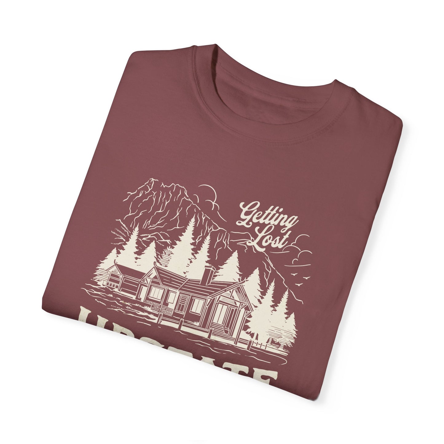 the getting lost upstate comfort colors t-shirt, upstate new york shirt