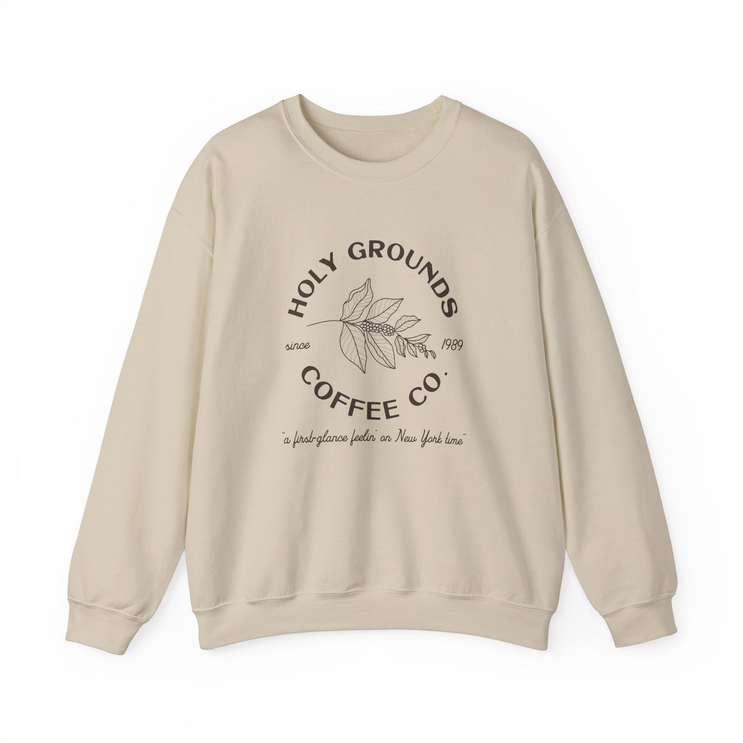 the NEW holy grounds coffee co crewneck sweatshirt